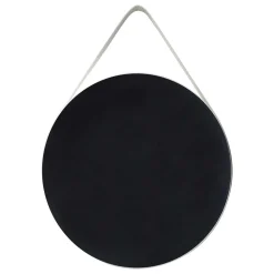 Wohnen Spiegel|Flurspiegel*Retro Wandspiegel mit Kunstleder in Weiß - Composia