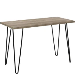 Wohnen Retrodesign Schreibtisch mit Haarnadel Beinen - Dressed