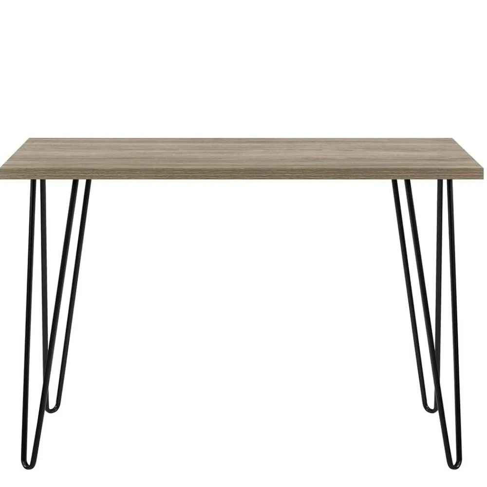 Wohnen Retrodesign Schreibtisch mit Haarnadel Beinen - Dressed