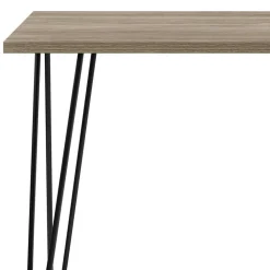 Wohnen Retrodesign Schreibtisch mit Haarnadel Beinen - Dressed