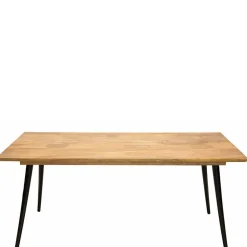 Wohnen Retro-Esstisch aus Mangobaum Massivholz - Offia