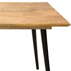 Wohnen Retro-Esstisch aus Mangobaum Massivholz - Offia