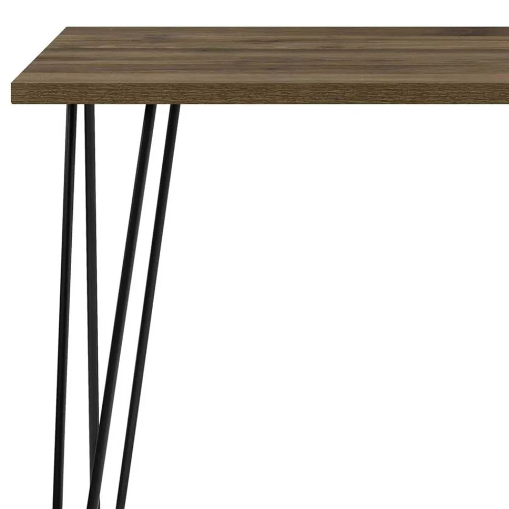 Wohnen Retro-Schreibtisch mit Hairpin Legs - Akrana