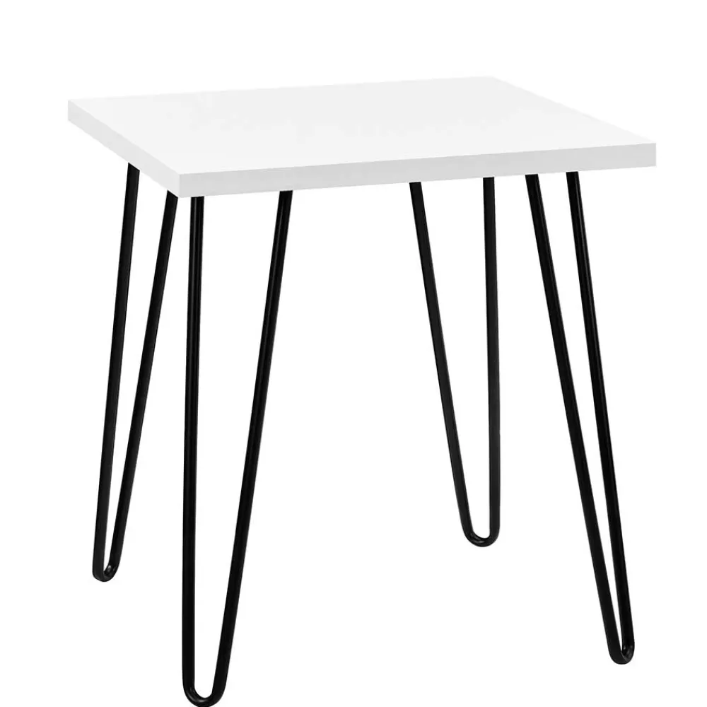 Wohnen Telefontische*Retro-Style Beistelltisch in Weiß - Inna