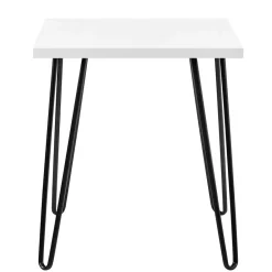 Wohnen Telefontische*Retro-Style Beistelltisch in Weiß - Inna