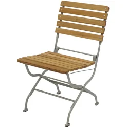 Wohnen Korbmöbel|Metall-Gartenmöbel*Robinie Klappstuhl mit Stahlgestell - Malka