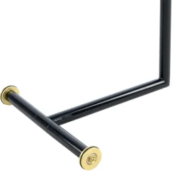 Wohnen Rollbarer Anstelltisch in Weiß & Gold & Schwarz - Tonnato