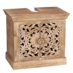 Wohnen Vintage Möbel*Romantische Badmöbel aus Holz - Runiasa (fünfteilig)