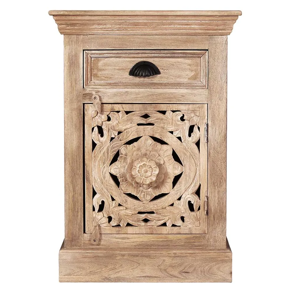 Wohnen Vintage Möbel*Romantische Badmöbel aus Holz - Runiasa (fünfteilig)