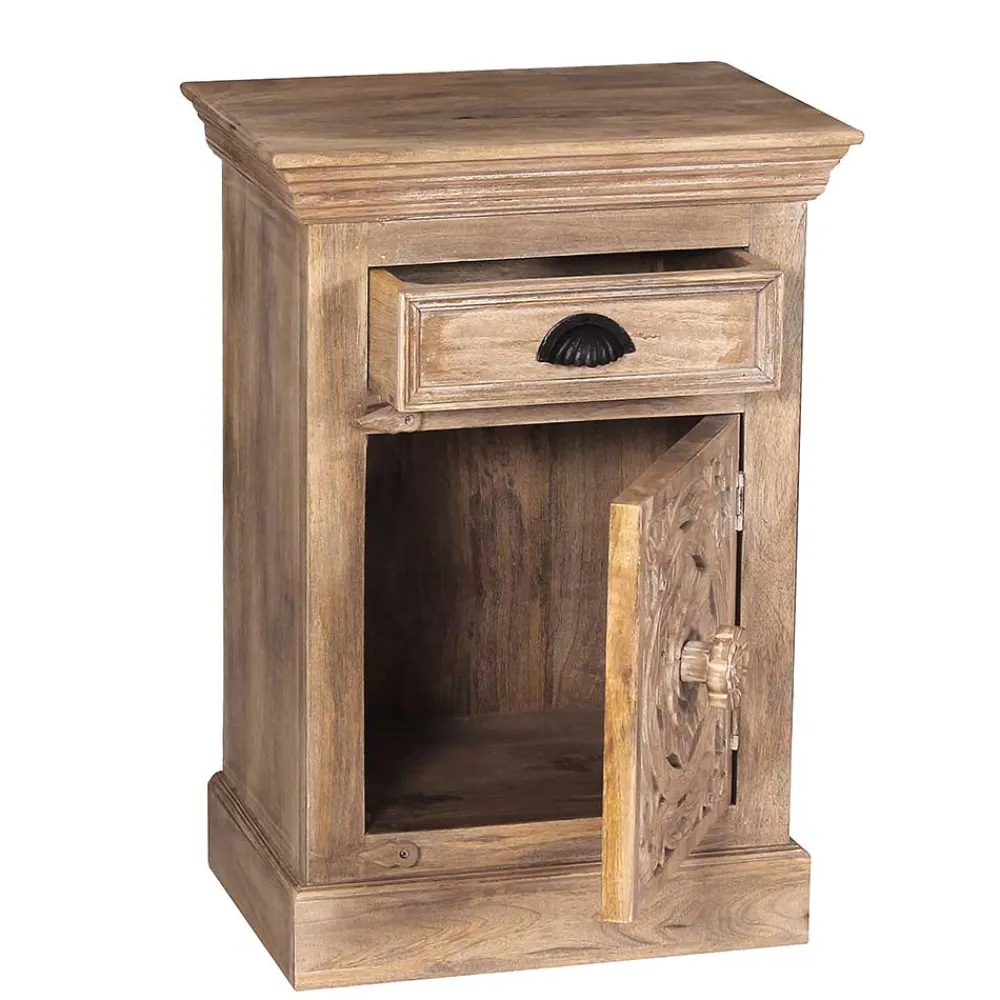 Wohnen Vintage Möbel*Romantische Badmöbel aus Holz - Runiasa (fünfteilig)