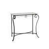 Wohnen Telefontische*Romantischer Metall Konsolentisch Cizio mit Glasplatte