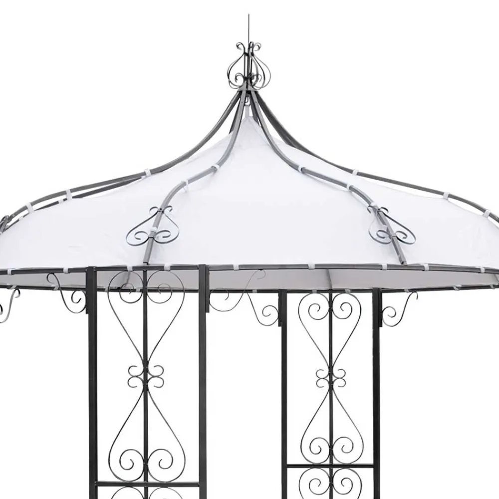 Wohnen Gartenpavillons*Romantischer Pavillon Javirella in Rund 300 cm