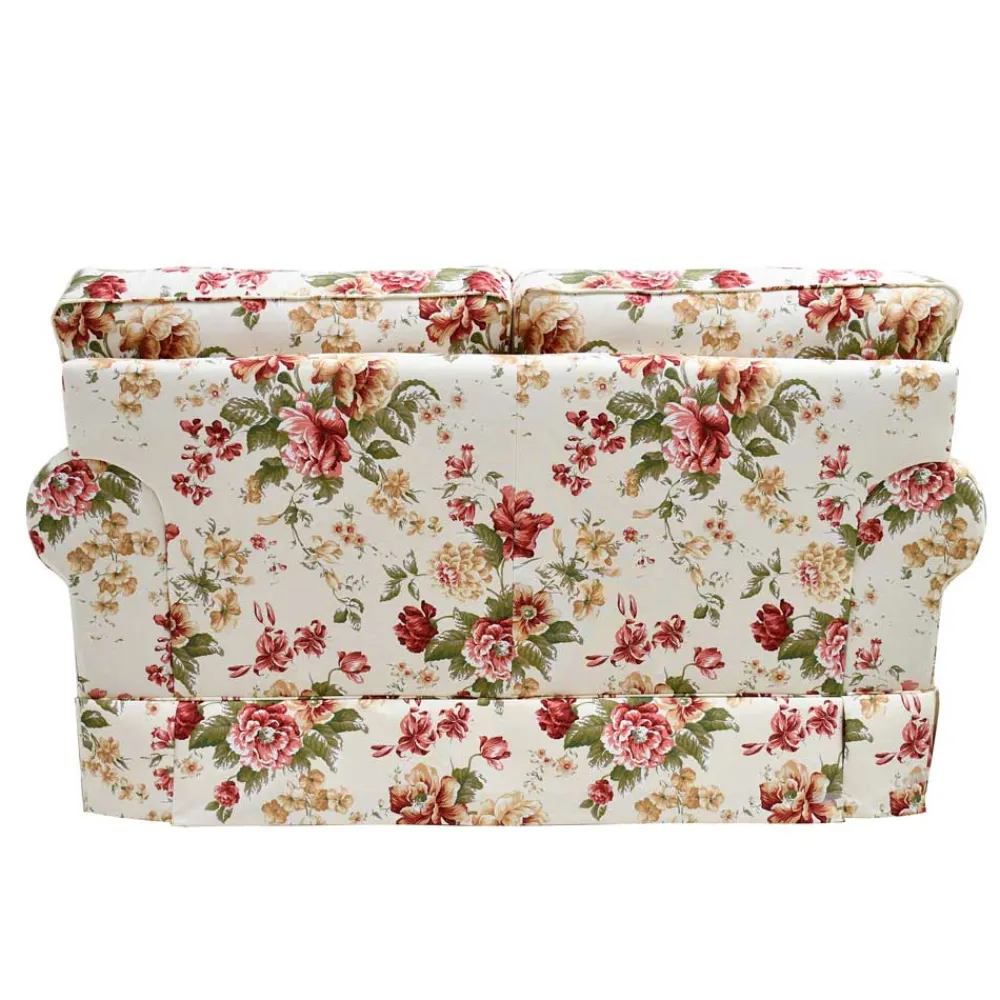 Wohnen Sofas|Sofa*Romantisches Landhaus Sofa mit Blumen Stoff - Telik