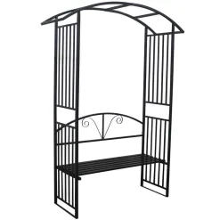 Wohnen Vintage Möbel*Rosenbogen mit Bank im Vintage Look - Barossio