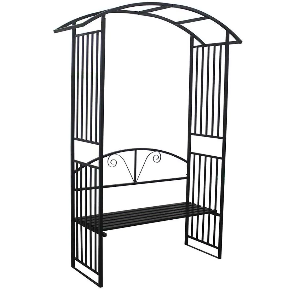 Wohnen Vintage Möbel*Rosenbogen mit Bank im Vintage Look - Barossio