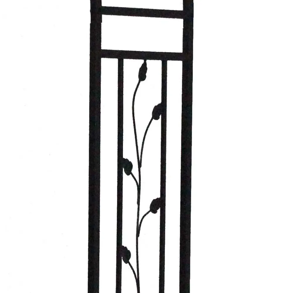 Wohnen Vintage Möbel*Rosenbogen mit Tor in Schwarz - Trado