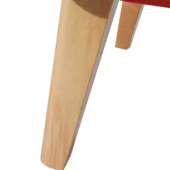 Wohnen Roter Ohrensessel aus Samtvelours - Celona