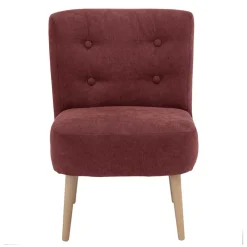 Wohnen Roter Polstersessel im Retrostil - Jitalca