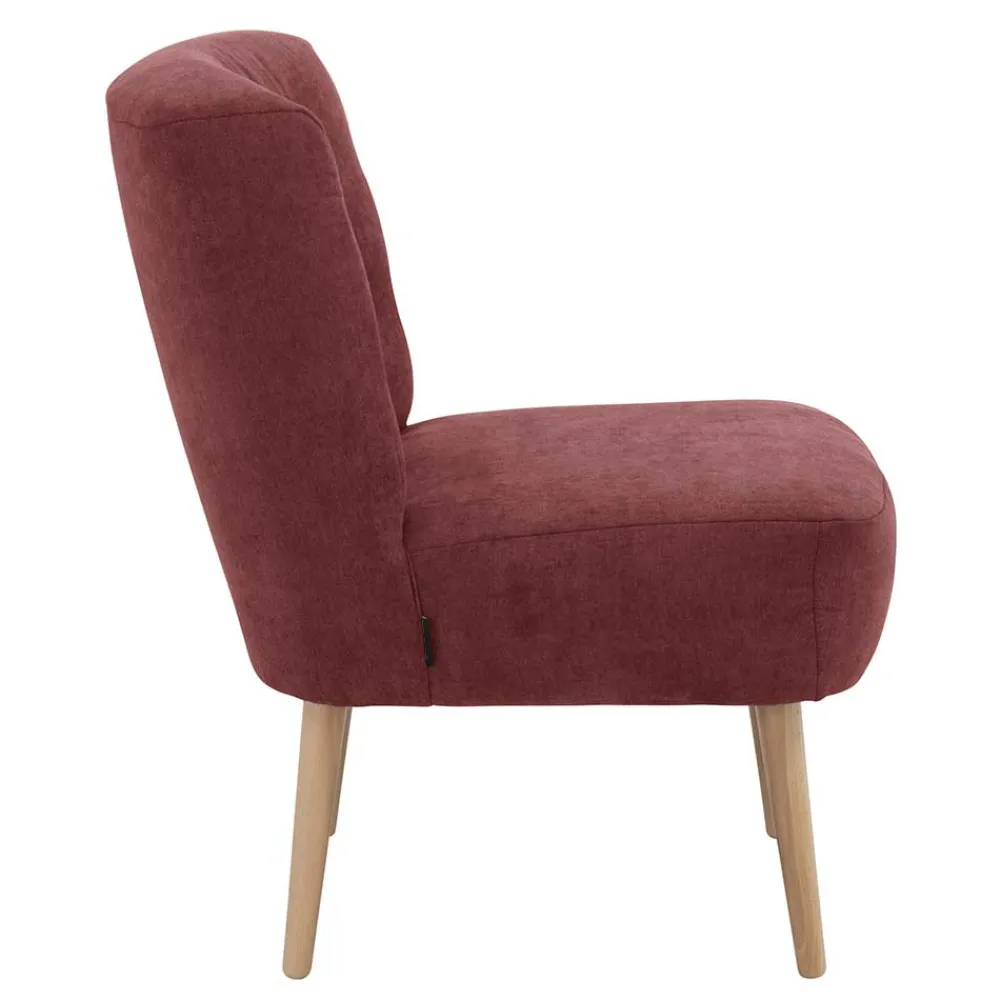 Wohnen Roter Polstersessel im Retrostil - Jitalca