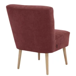 Wohnen Roter Polstersessel im Retrostil - Jitalca