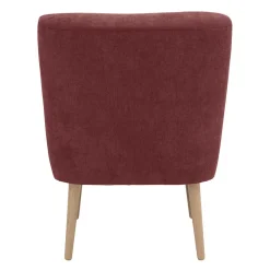 Wohnen Roter Polstersessel im Retrostil - Jitalca