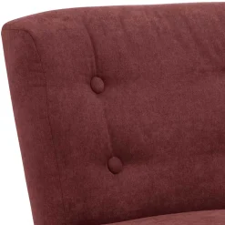 Wohnen Roter Polstersessel im Retrostil - Jitalca