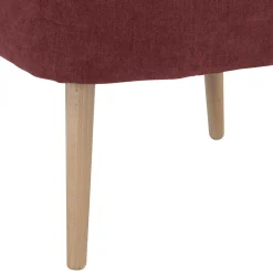 Wohnen Roter Polstersessel im Retrostil - Jitalca