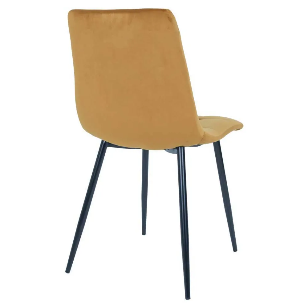 Wohnen Räuchereiche Tisch & 6 Stühle - Alouis (siebenteilig)