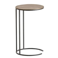 Wohnen Runde Anstelltische in Altmessing - Blanco (zweiteilig)