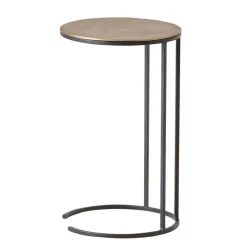 Wohnen Runde Anstelltische in Altmessing - Blanco (zweiteilig)