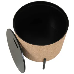 Wohnen Runde Beistelltische mit Stauraum - Abellesa (zweiteilig)