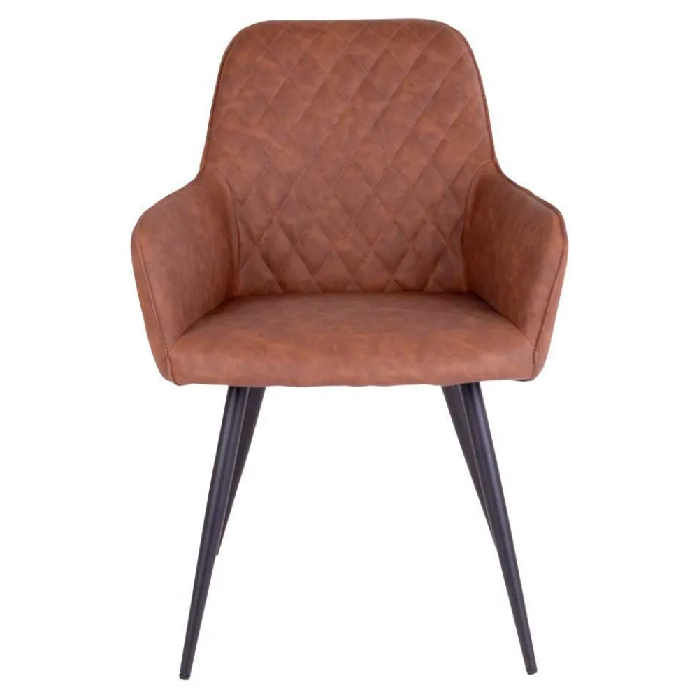 Wohnen Küchen-Essgruppen|Esszimmer Komplett*Runde Design Tischgruppe in Braun - Annescu (siebenteilig)