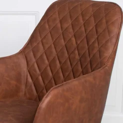 Wohnen Küchen-Essgruppen|Esszimmer Komplett*Runde Design Tischgruppe in Braun - Annescu (siebenteilig)