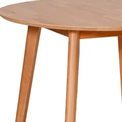 Wohnen Küchen-Essgruppen|Esszimmer Komplett*Runde Essgruppe aus Massivholz - Priemwa (fünfteilig)