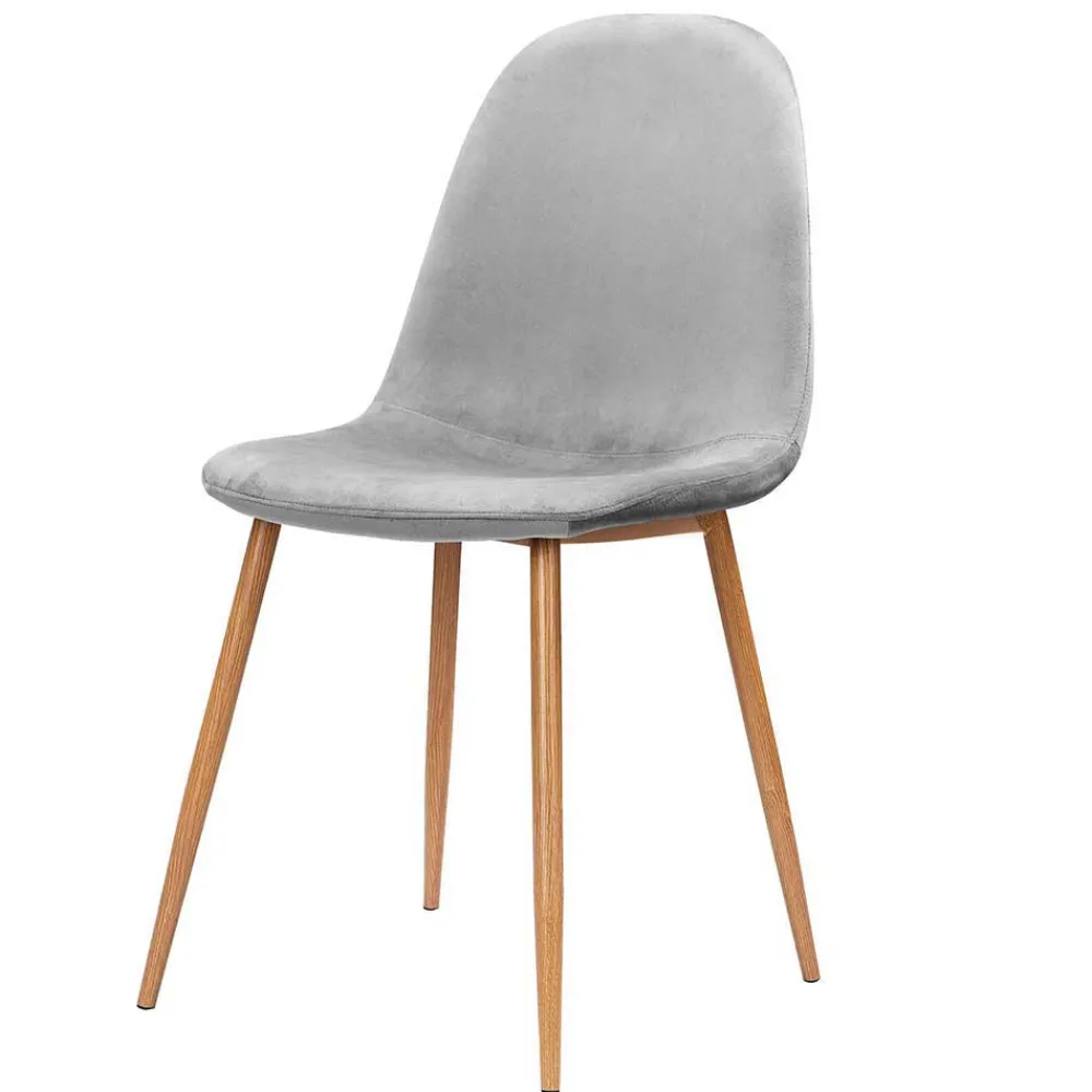 Wohnen Runde Essgruppe mit Schalenstühlen - Fabiola (fünfteilig)