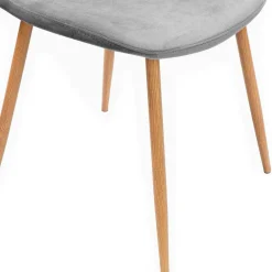 Wohnen Runde Essgruppe mit Schalenstühlen - Fabiola (fünfteilig)