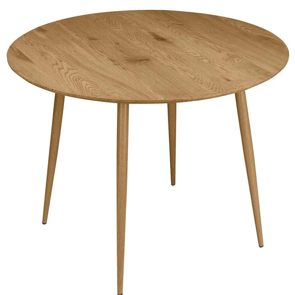 Wohnen Runde Essgruppe mit Schalenstühlen - Fabiola (fünfteilig)