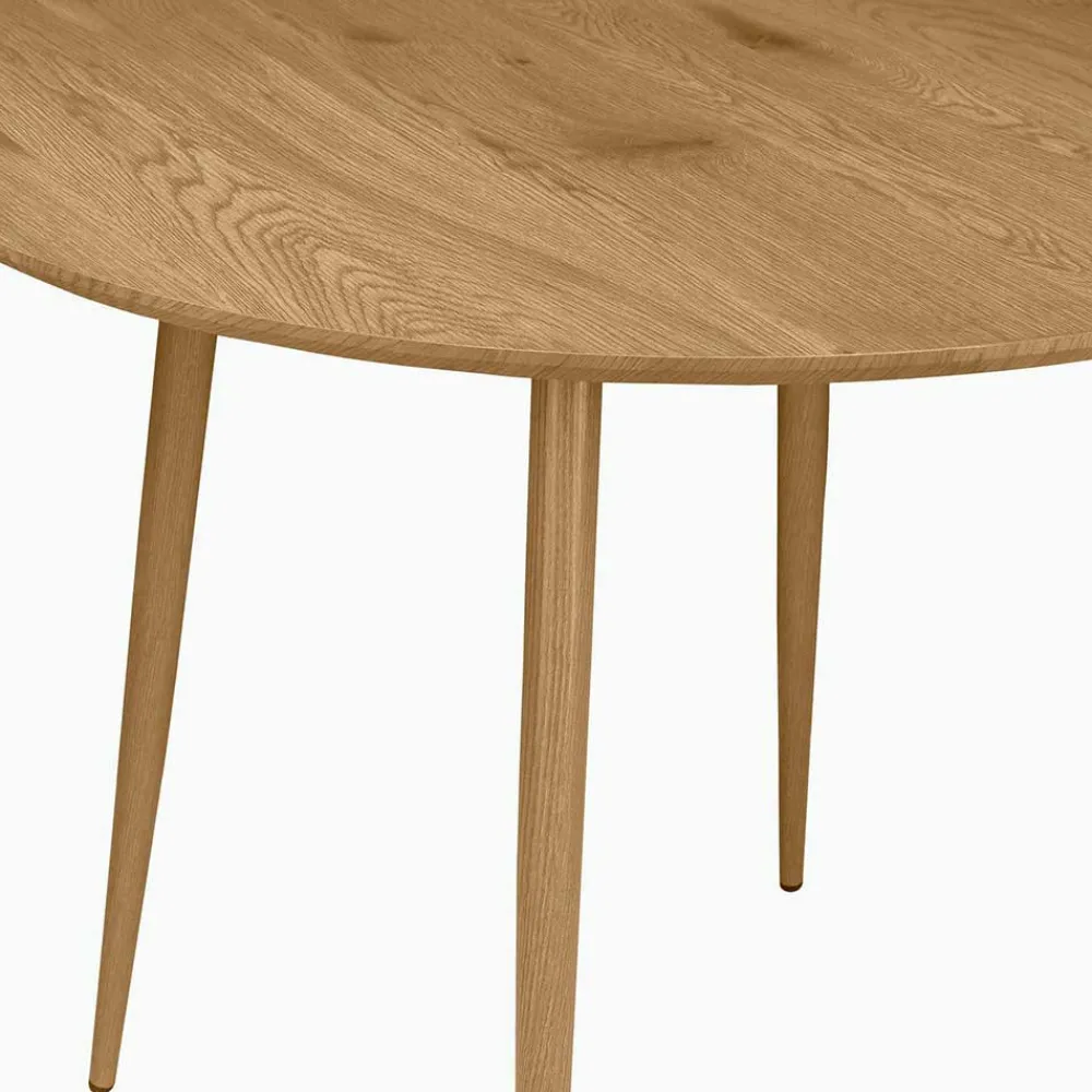 Wohnen Runde Essgruppe mit Schalenstühlen - Fabiola (fünfteilig)