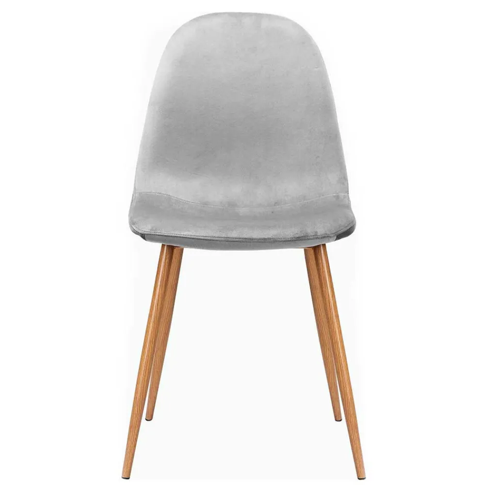 Wohnen Runde Essgruppe mit Schalenstühlen - Fabiola (fünfteilig)