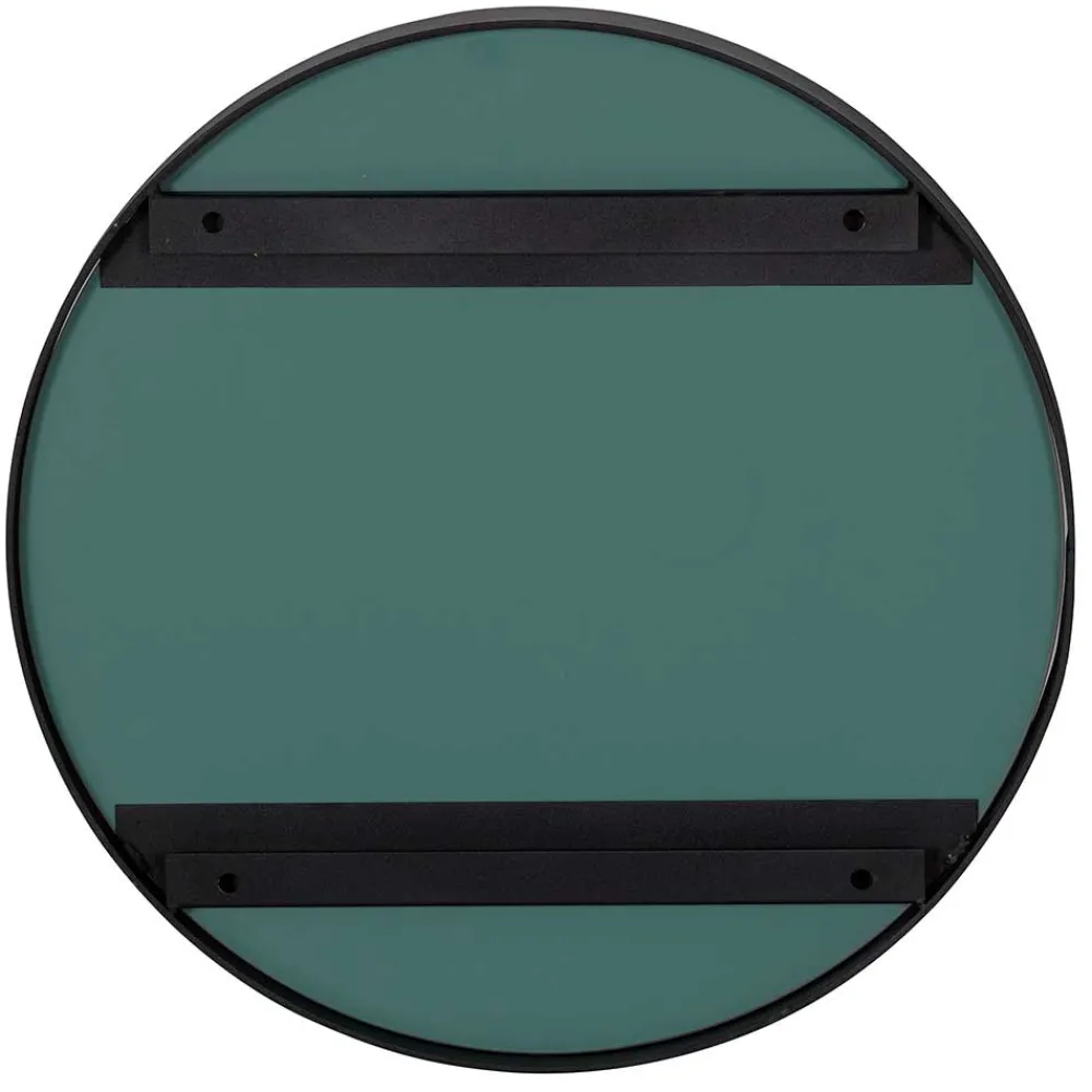 Wohnen Runde Hängespiegel in Schwarz - Zyamonicus (2er Set)