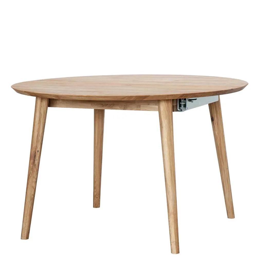 Wohnen Runder Ausziehtisch aus Wildeiche - Venice