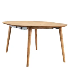 Wohnen Runder Ausziehtisch aus Wildeiche - Venice