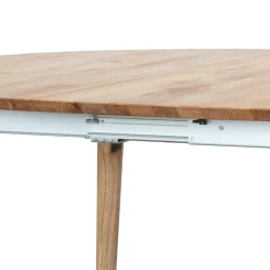 Wohnen Runder Ausziehtisch aus Wildeiche - Venice