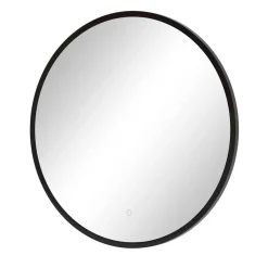 Wohnen Spiegel|Flurspiegel*Runder Badezimmerspiegel mit LED Beleuchtung - Crystoga