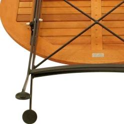 Wohnen Sitzgruppe|Balkonmöbel*Runder Balkonklapptisch & 2 Klappstühle - Jemzon (dreiteilig)