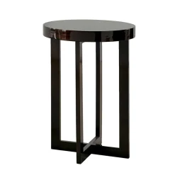 Wohnen Runder Beistelltisch in Dunkelbraun - Koprana