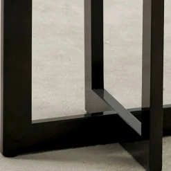 Wohnen Runder Beistelltisch in Dunkelbraun - Koprana