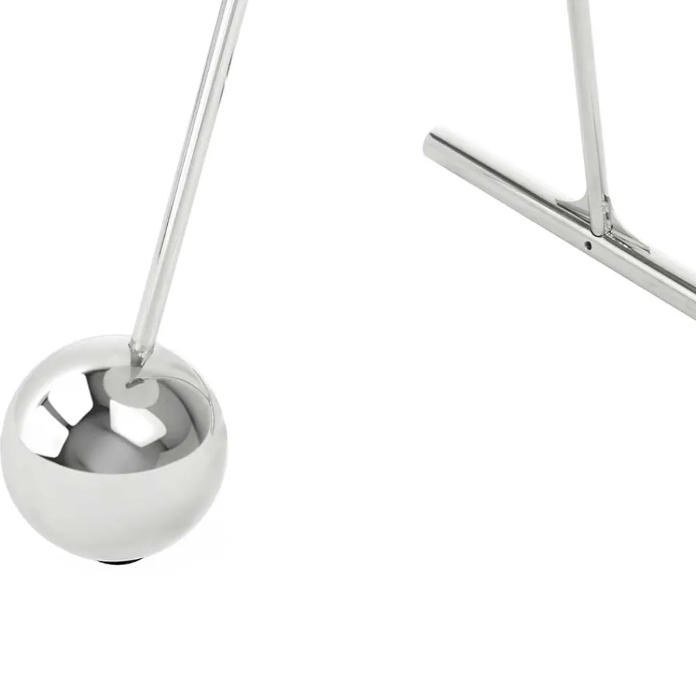 Wohnen Runder Beistelltisch in Schwarz & Silber - Chaylin