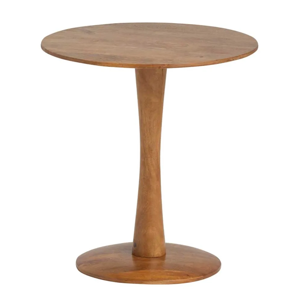 Wohnen Runder Beistelltisch mit Säulengestell - Odrato