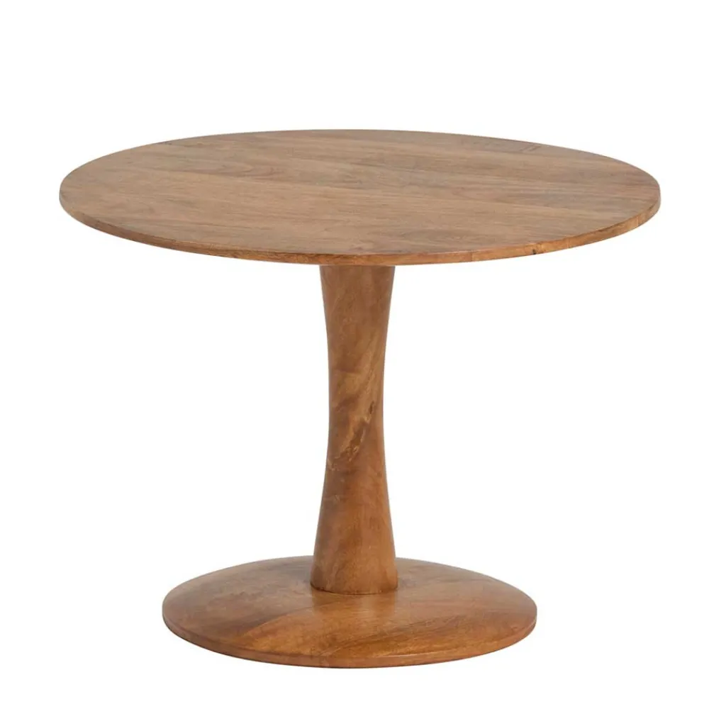 Wohnen Runder Beistelltisch mit Säulengestell - Odrato